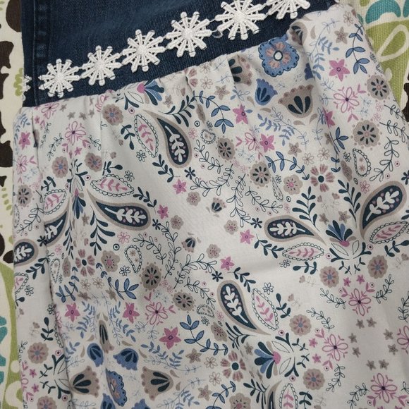 2530 Size 29" Calvin Kline Stretch Upcycled Bell-Bottom - Picture 2 of 5